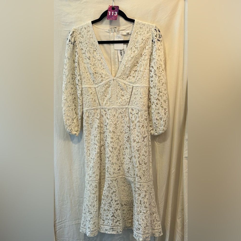 Simkhai Lace V-Neck Dress *Altered*